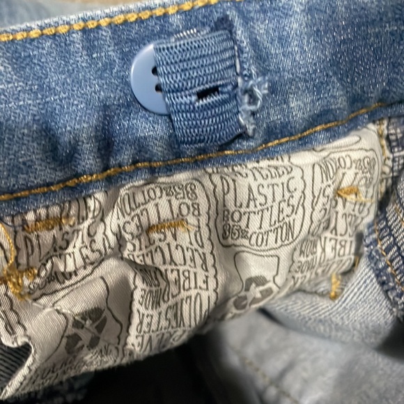Cat & Jack Light Denim Jean,patches of color Sequins 5t & Little Mass Dark Denim - Picture 7 of 11